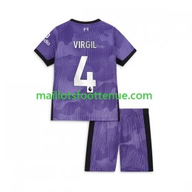 Maillot/Tenue Liverpool Virgil van Dijk 4 Enfant Troisieme 2023/2024